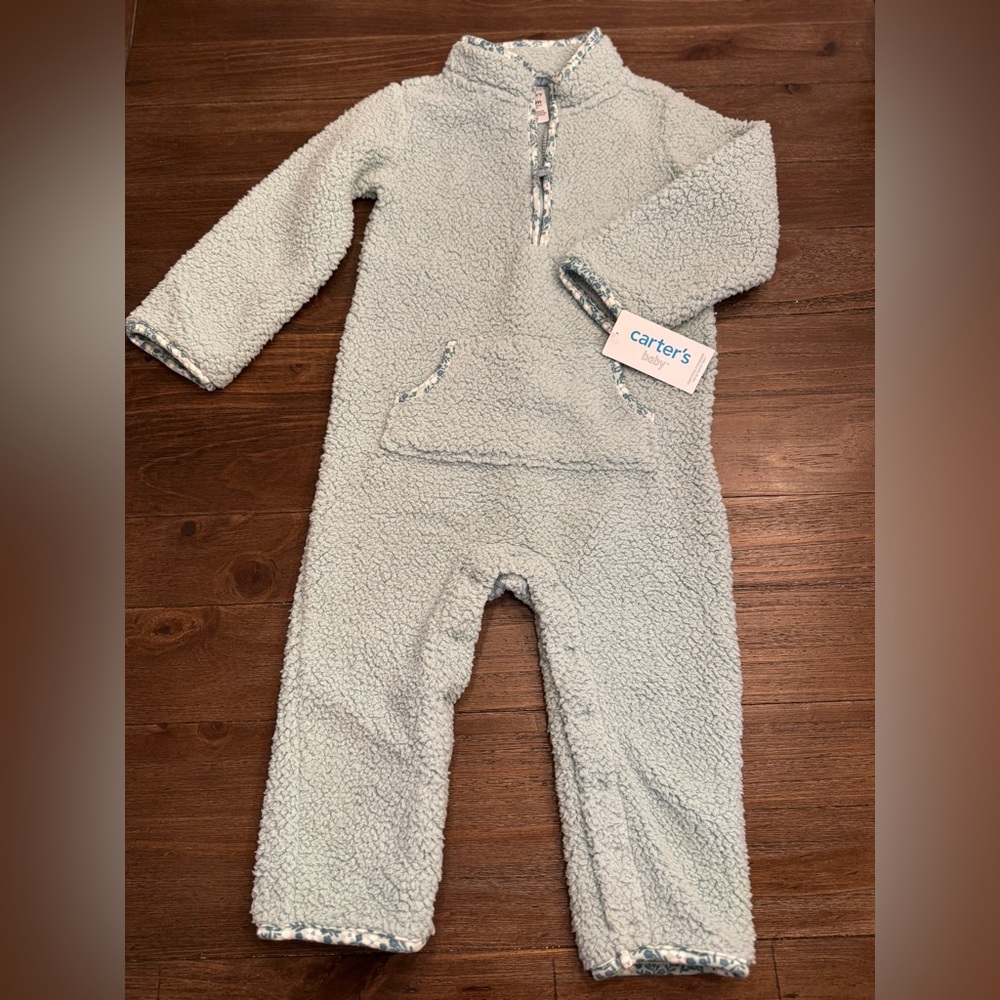 Carters Baby Sherpa Jumpsuit